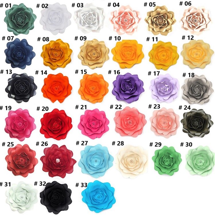 Large Rose Giant Paper Flowers For Wedding Backdrops