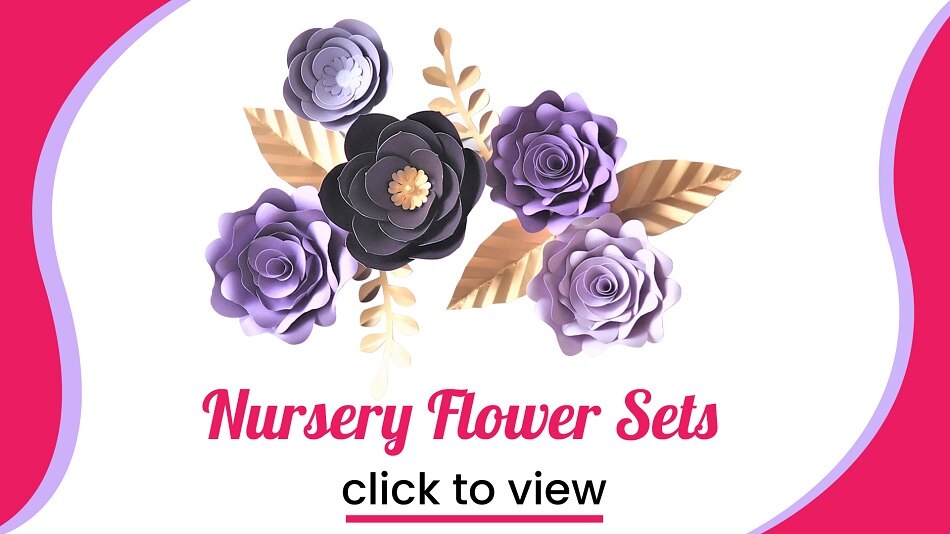 Large Rose Giant Paper Flowers For Wedding Backdrops