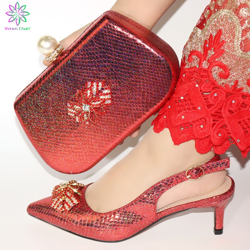 Matching blue Shoes and Bags Italian In Women Nigerian Wedding Shoes and Bag Set lady Shoes and Bag Set