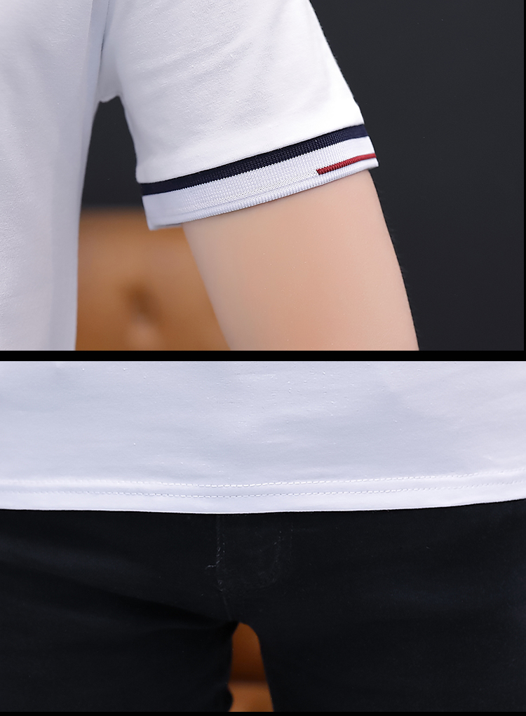 BROWON 2021 summer casual polo shirt men short sleeve turn down collar slim fit sold color polo shirt for men plus size