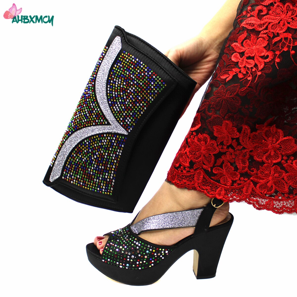 Latest Sexy Women High Quality Italian Ladies Shoes and Bag Set in Royal Blue Color with Shinning Crystal for Wedding Latest Sexy Women High Quality Italian Ladies Shoes and Bag Set in Royal Blue Color with Shinning Crystal for Wedding