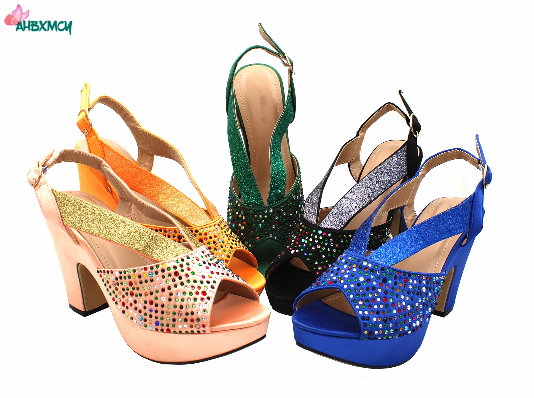 Latest Sexy Women High Quality Italian Ladies Shoes and Bag Set in Royal Blue Color with Shinning Crystal for Wedding Latest Sexy Women High Quality Italian Ladies Shoes and Bag Set in Royal Blue Color with Shinning Crystal for Wedding