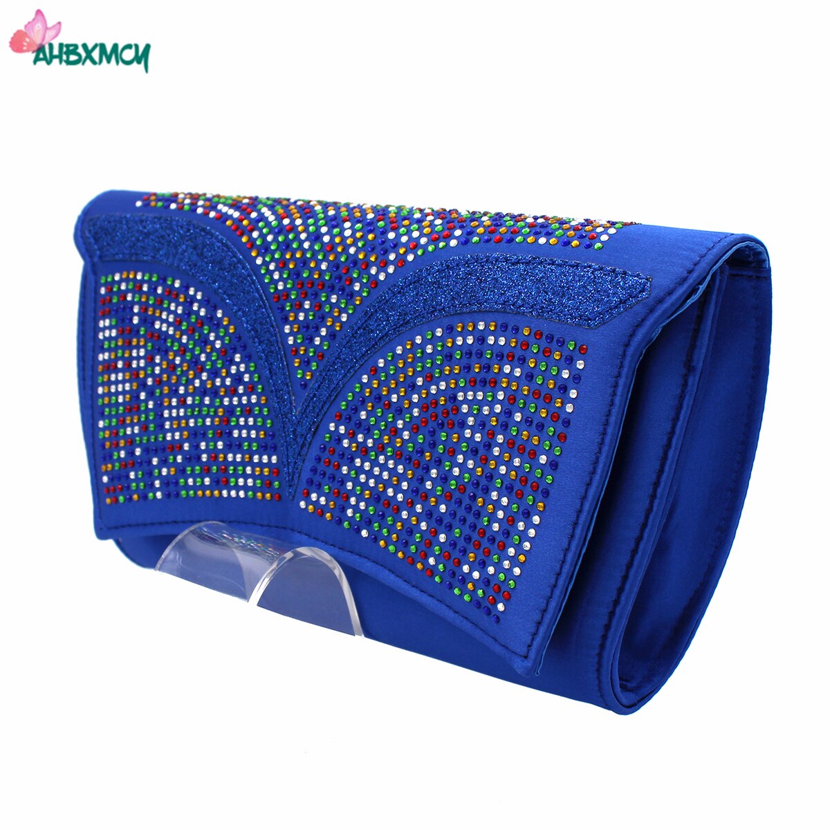 Latest Sexy Women High Quality Italian Ladies Shoes and Bag Set in Royal Blue Color with Shinning Crystal for Wedding Latest Sexy Women High Quality Italian Ladies Shoes and Bag Set in Royal Blue Color with Shinning Crystal for Wedding