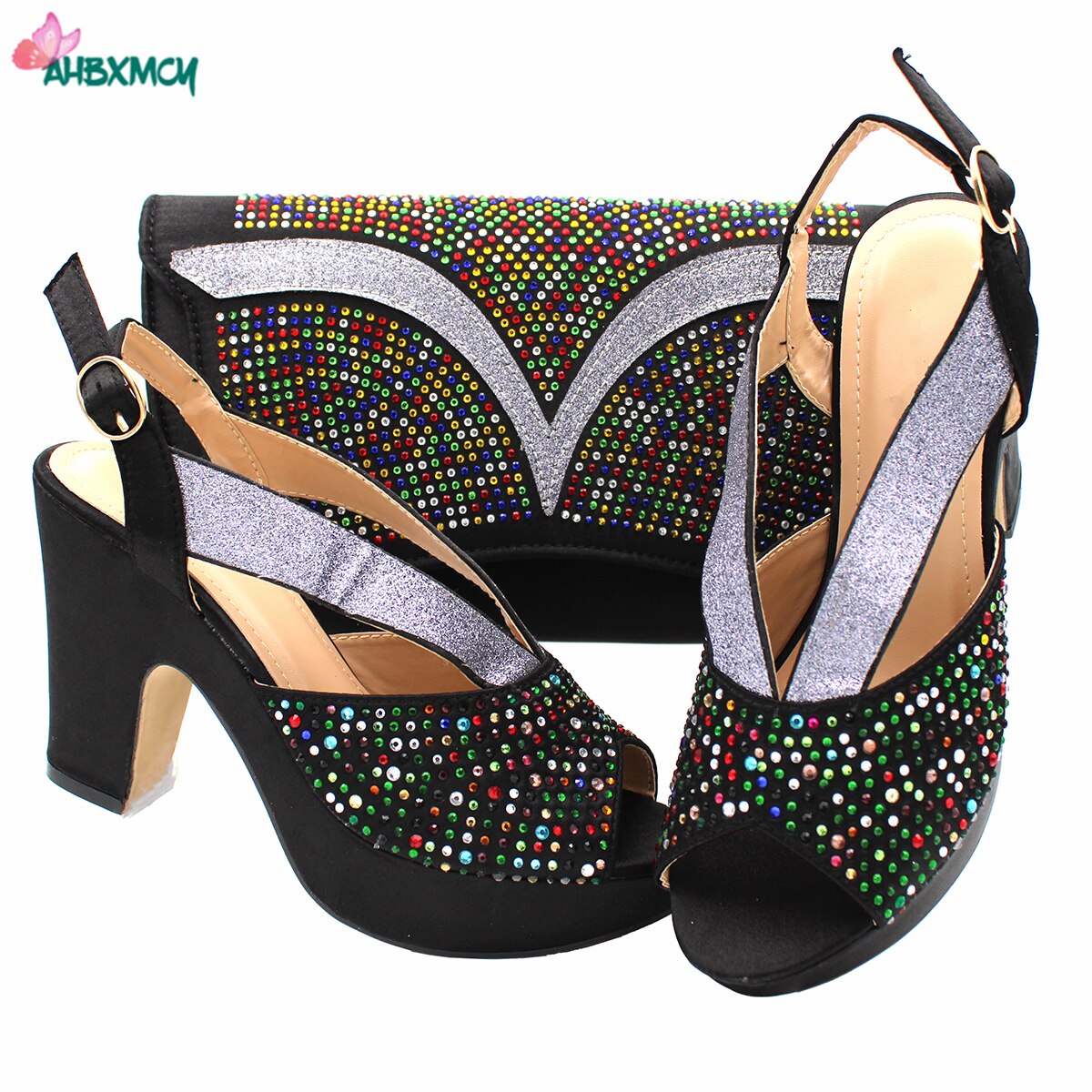 Latest Sexy Women High Quality Italian Ladies Shoes and Bag Set in Royal Blue Color with Shinning Crystal for Wedding Latest Sexy Women High Quality Italian Ladies Shoes and Bag Set in Royal Blue Color with Shinning Crystal for Wedding