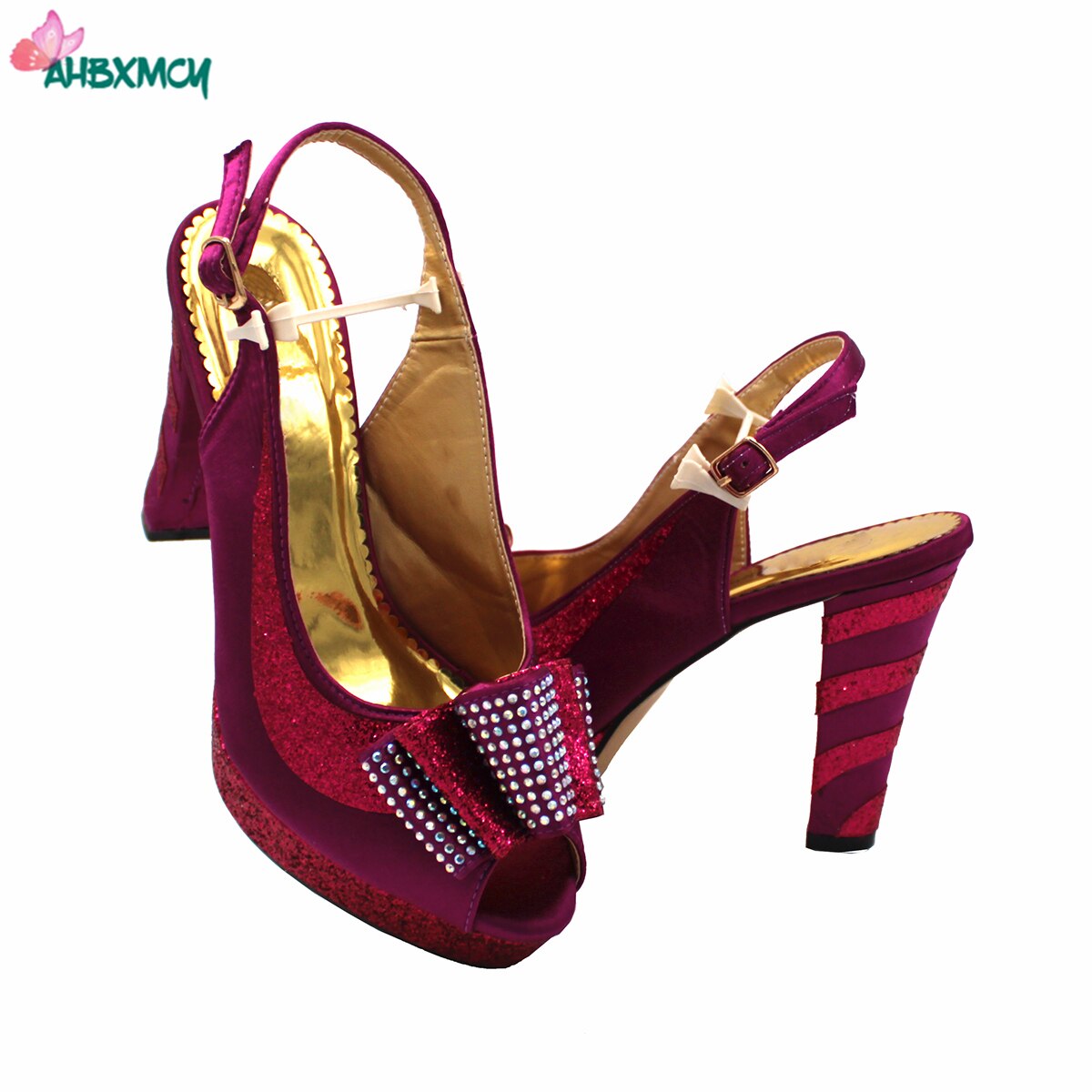 Royal Blue Color Fashionable INS Hot Sale Specials Design Nigerian Women Shoes and Bag Set with Platform Slingback Sandals Royal Blue Color Fashionable INS Hot Sale Specials Design Nigerian Women Shoes and Bag Set with Platform Slingback Sandals