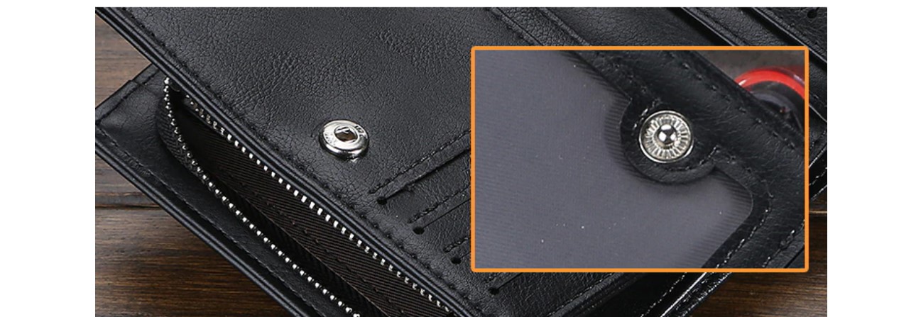 Men's Short Leather Wallet