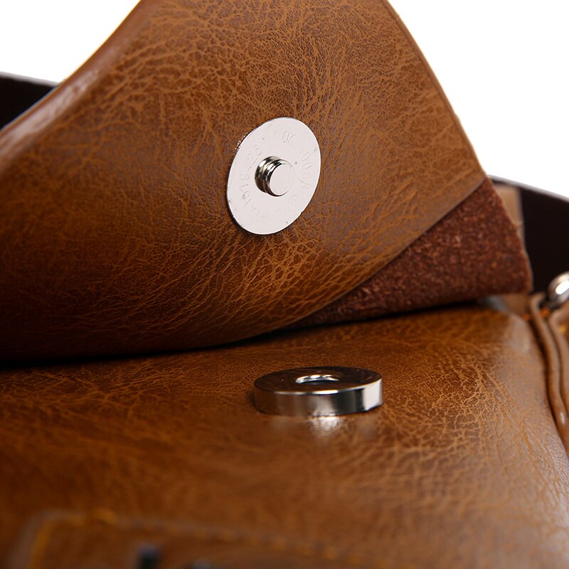 Men's Leather Messenger Bag with Phone Case Men's Leather Messenger Bag with Phone Case