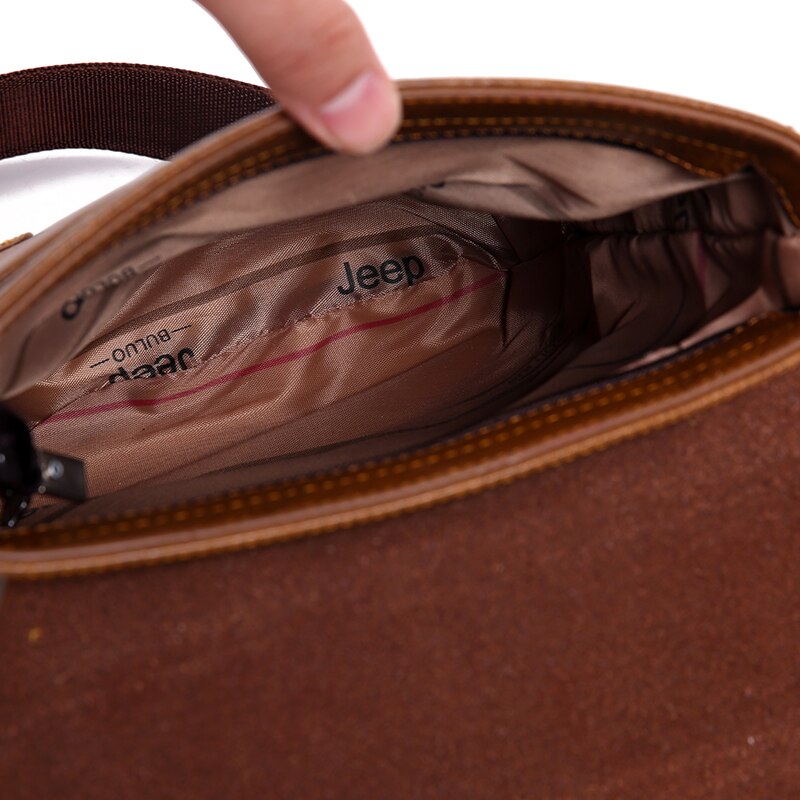 Men's Leather Messenger Bag with Phone Case Men's Leather Messenger Bag with Phone Case