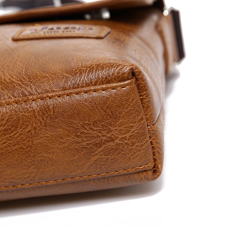 Men's Leather Messenger Bag with Phone Case Men's Leather Messenger Bag with Phone Case