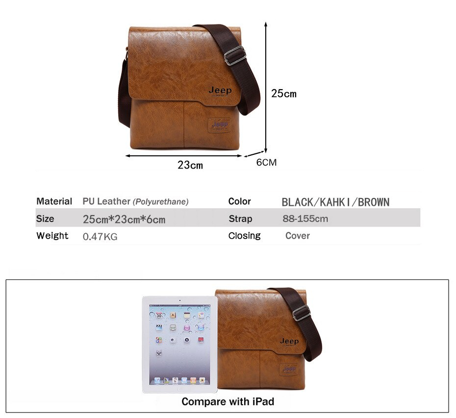 Men's Leather Messenger Bag with Phone Case Men's Leather Messenger Bag with Phone Case