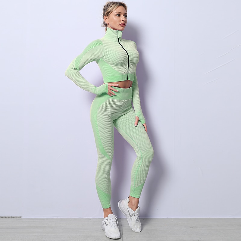 Women's Yoga Top with Seamless Leggings for Women