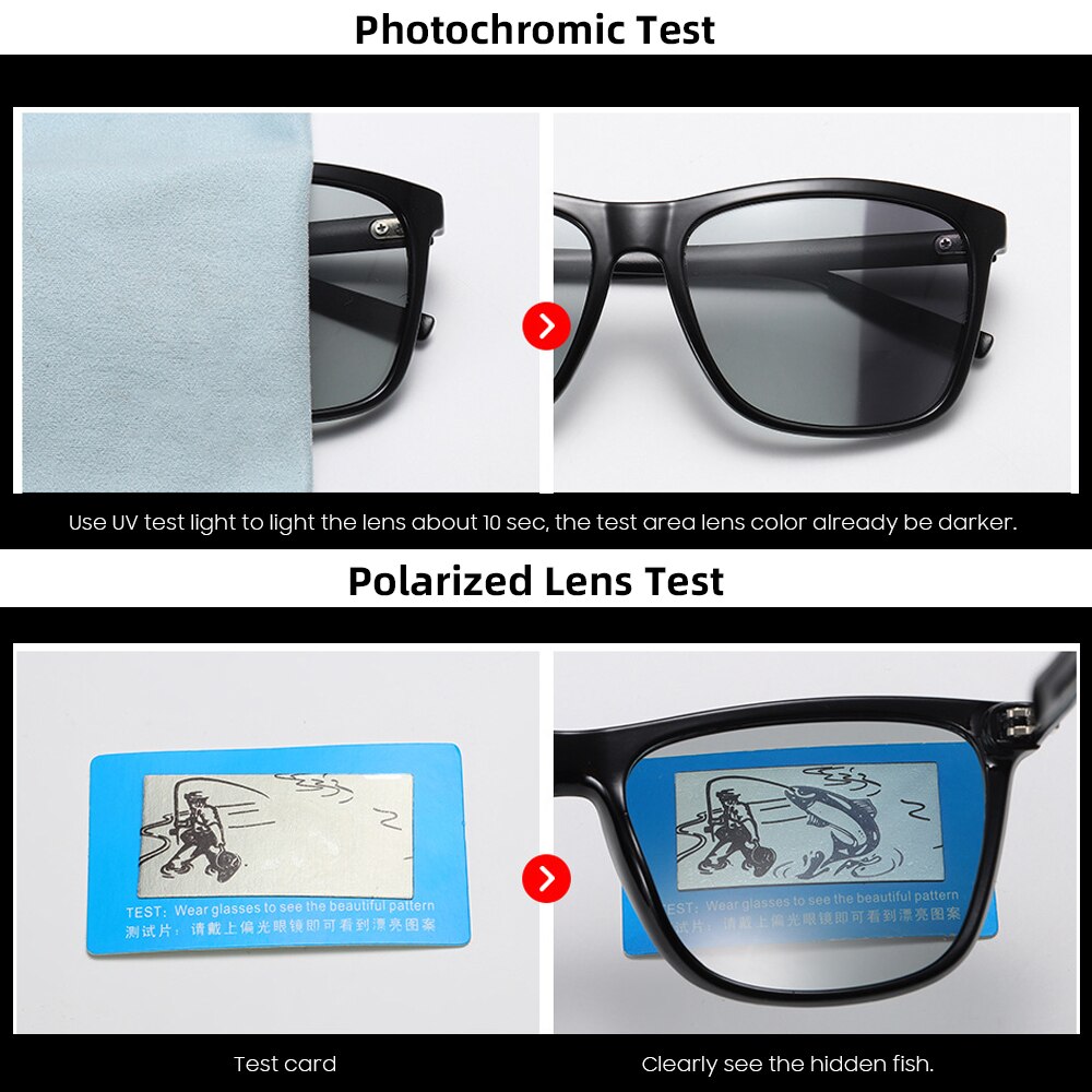 Men's Photochromic Polarized Sunglasses Men's Photochromic Polarized Sunglasses