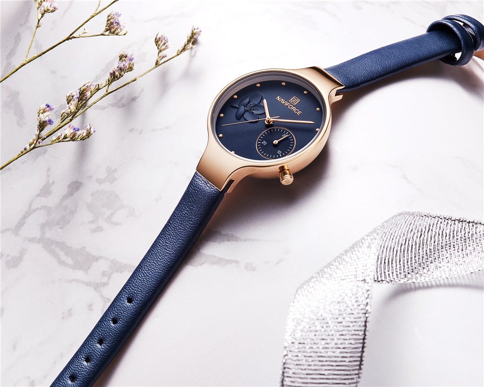 Women's Flower Dial Quartz Watches