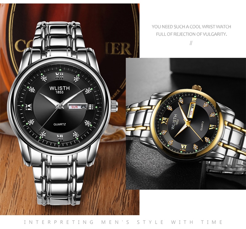 Men's Quartz Waterproof Watches