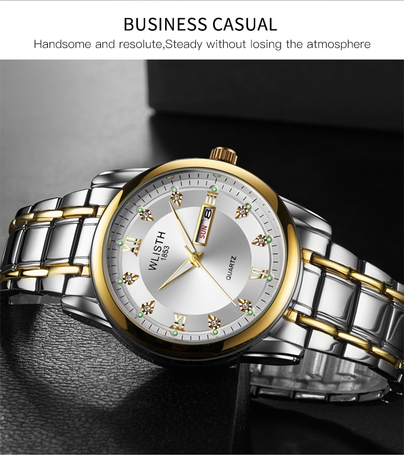 Men's Quartz Waterproof Watches