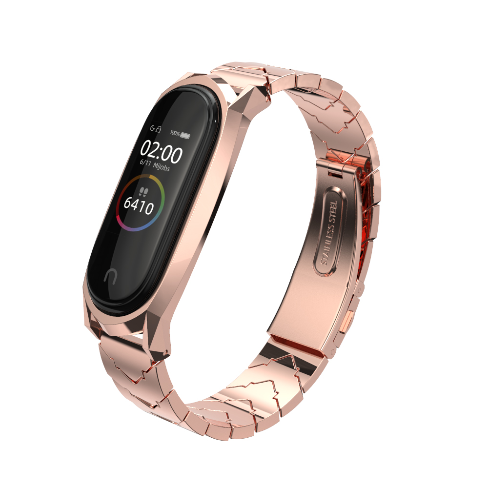 Colorful Arrow Shaped Metal Bracelet for Xiaomi Mi Band 3 and 4 Colorful Arrow Shaped Metal Bracelet for Xiaomi Mi Band 3 and 4