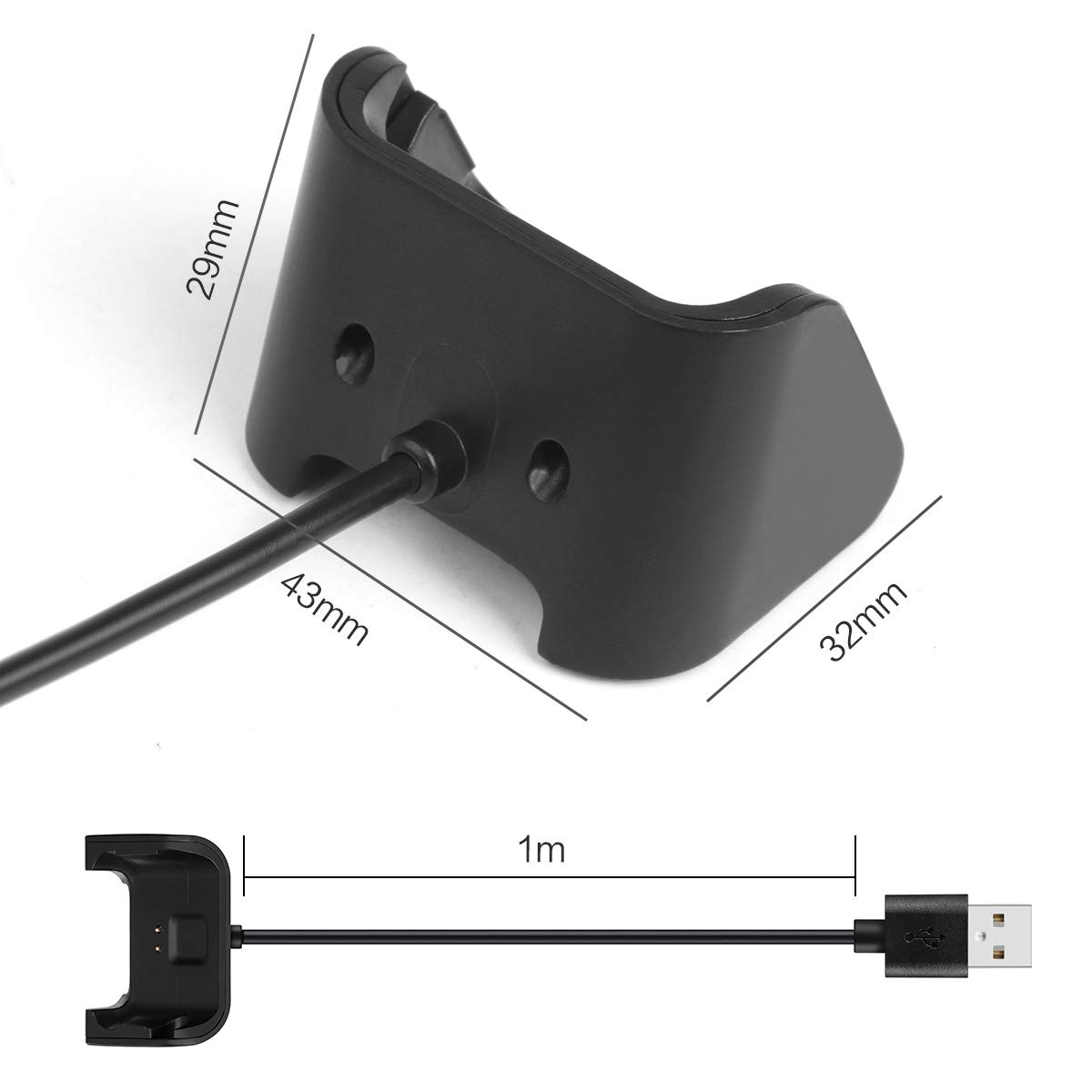 Magnetic USB Charger for Xiaomi Huami Amazfit Bip Magnetic USB Charger for Xiaomi Huami Amazfit Bip